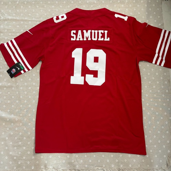 San Francisco 49ers Deebo Samuel NFL #19 Jersey Red - Picture 6 of 7